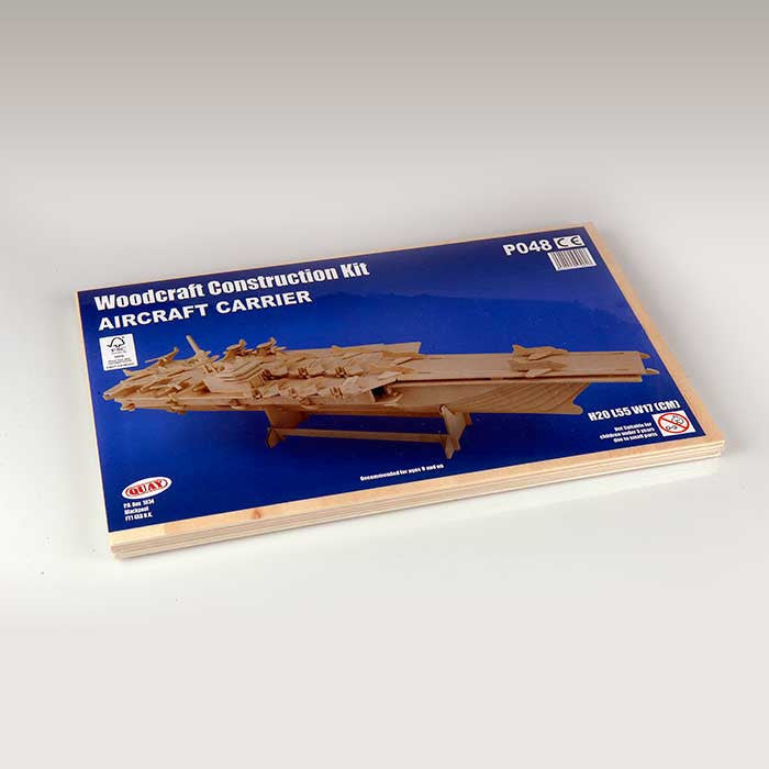 Wooden Model Kit - Aircraft Carrier