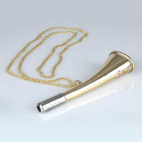 Brass Mouth Horn & Chain