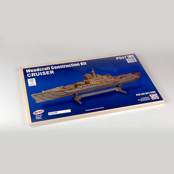 Wooden Model Kit- Cruiser