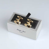 Gold Propellor Cufflinks