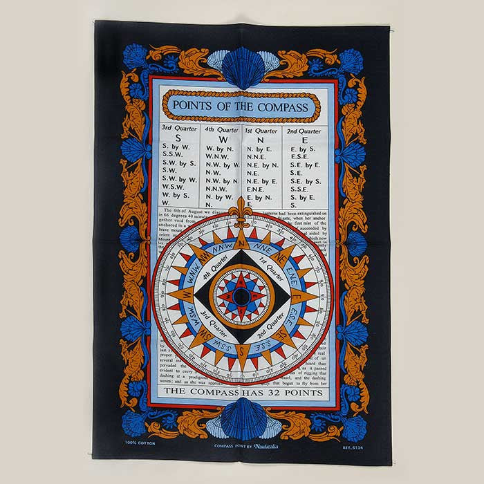 Points Of The Compass T-Towel