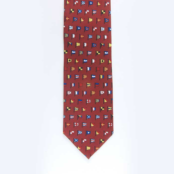 Signal Flag Tie - Red