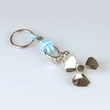 Silver Propellor Keyring